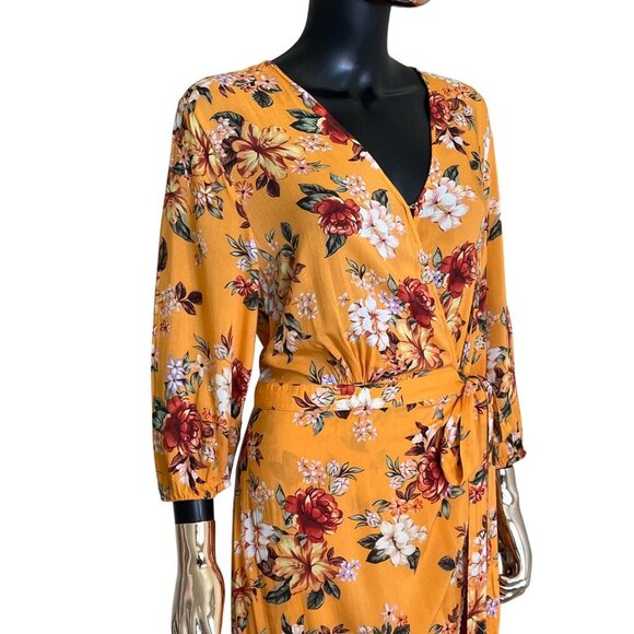 ✨ Farm Rio for Anthropologie Floral Wrap Maxi Dress – L Petite - Picture 9 of 15